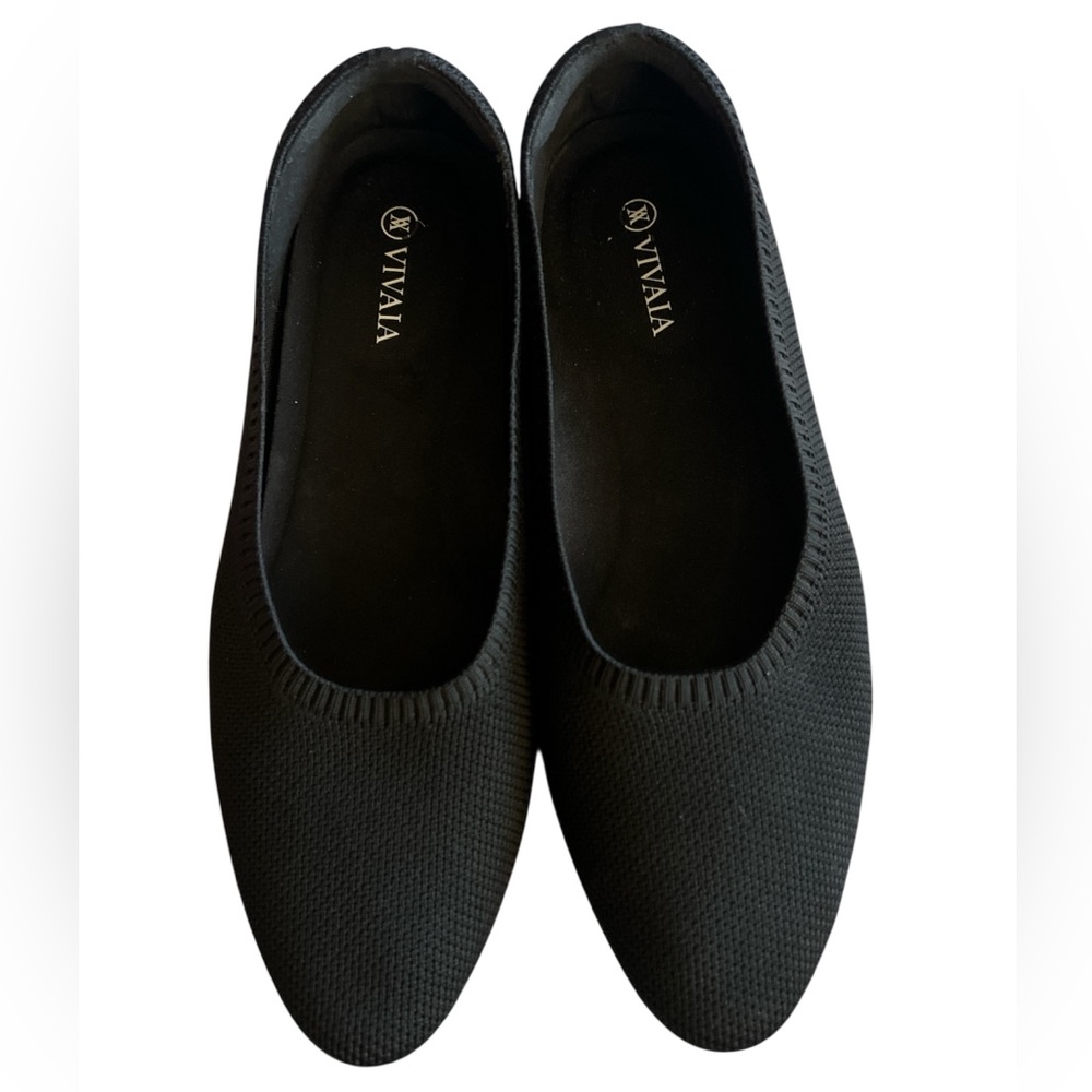 Viviana Black Flats size 8 (39 Euro)